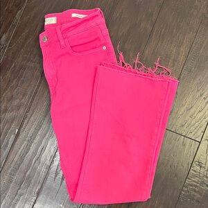 Harper Vibrant Pink Ankle Jeans